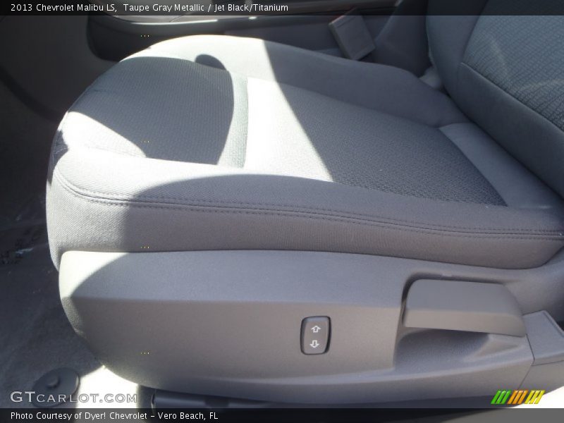 Taupe Gray Metallic / Jet Black/Titanium 2013 Chevrolet Malibu LS