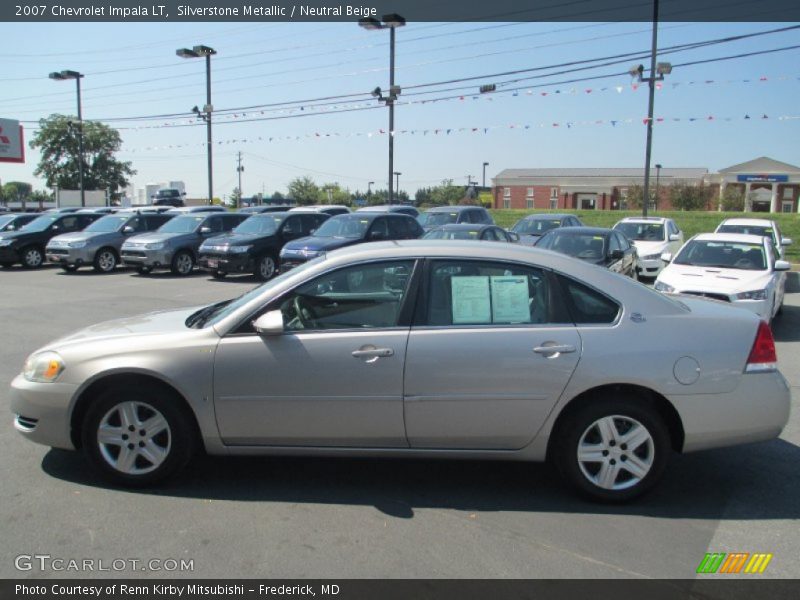 Silverstone Metallic / Neutral Beige 2007 Chevrolet Impala LT