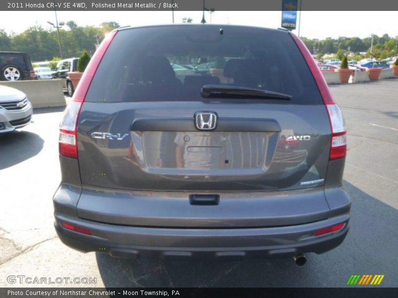 Polished Metal Metallic / Black 2011 Honda CR-V SE 4WD