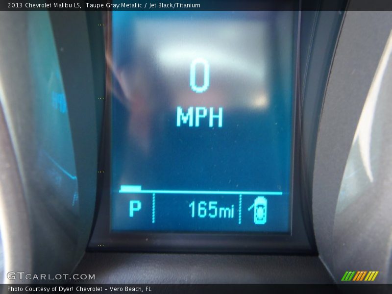 Taupe Gray Metallic / Jet Black/Titanium 2013 Chevrolet Malibu LS