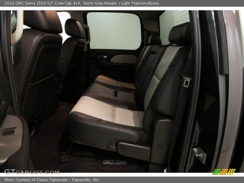 Storm Gray Metallic / Light Titanium/Ebony 2010 GMC Sierra 1500 SLT Crew Cab 4x4