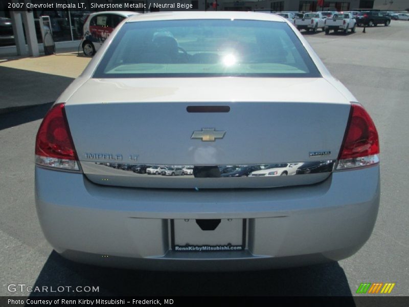 Silverstone Metallic / Neutral Beige 2007 Chevrolet Impala LT