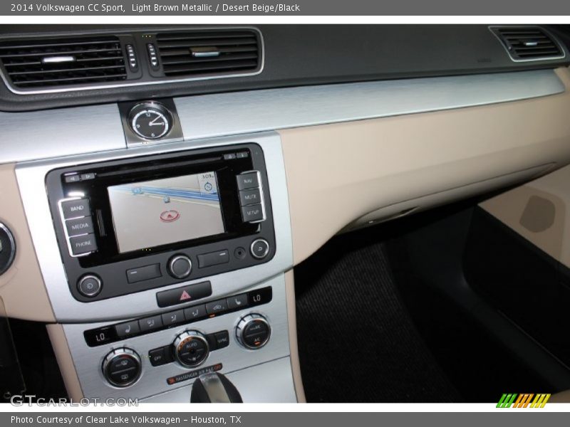 Light Brown Metallic / Desert Beige/Black 2014 Volkswagen CC Sport