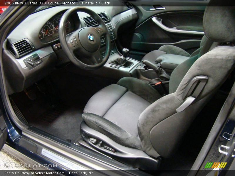 Monaco Blue Metallic / Black 2006 BMW 3 Series 330i Coupe