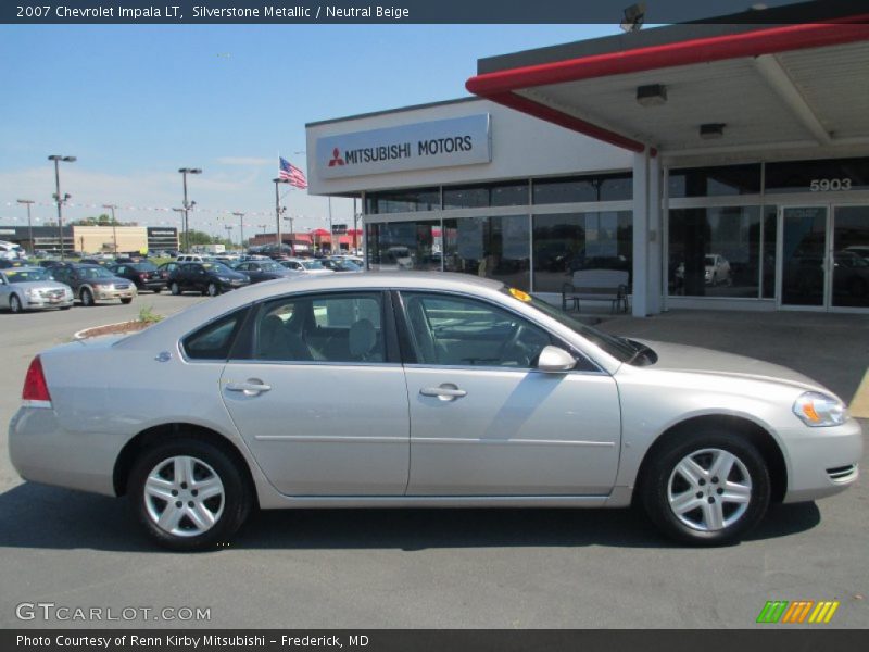 Silverstone Metallic / Neutral Beige 2007 Chevrolet Impala LT