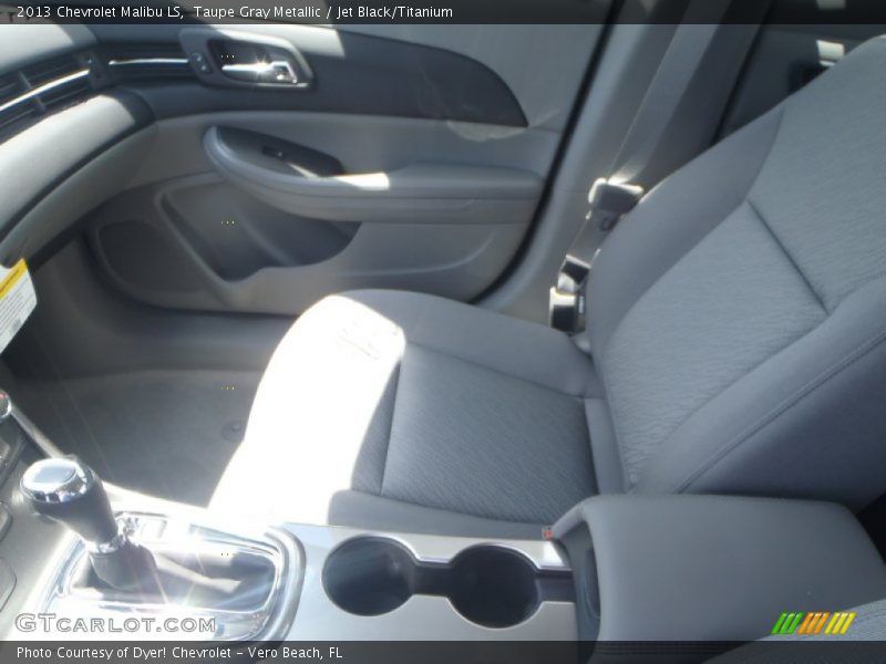 Taupe Gray Metallic / Jet Black/Titanium 2013 Chevrolet Malibu LS
