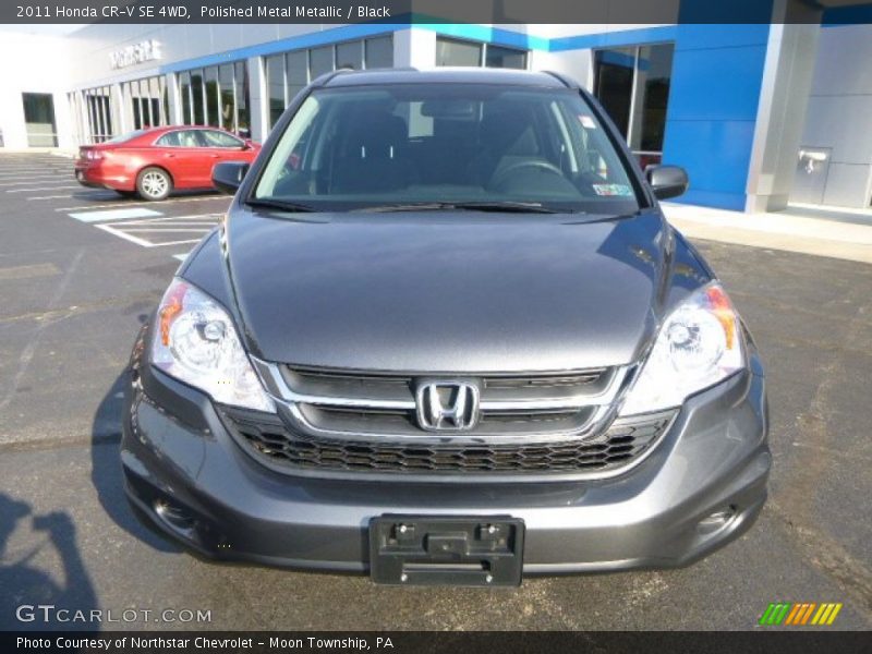 Polished Metal Metallic / Black 2011 Honda CR-V SE 4WD