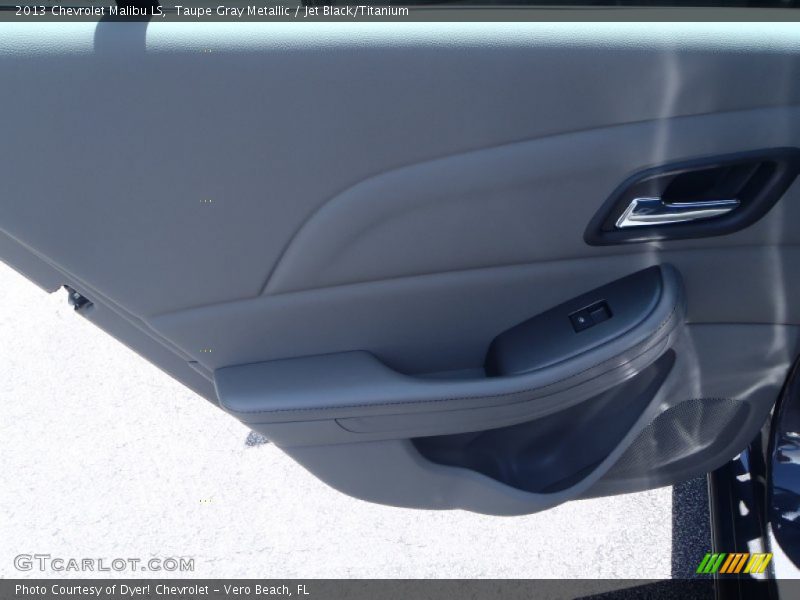 Taupe Gray Metallic / Jet Black/Titanium 2013 Chevrolet Malibu LS