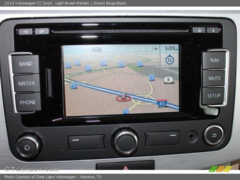 Navigation of 2014 CC Sport