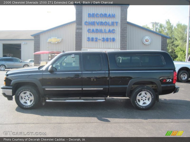 Black / Dark Charcoal 2006 Chevrolet Silverado 1500 Z71 Extended Cab 4x4