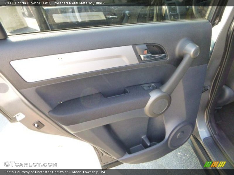 Polished Metal Metallic / Black 2011 Honda CR-V SE 4WD