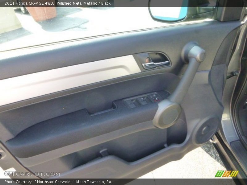 Polished Metal Metallic / Black 2011 Honda CR-V SE 4WD