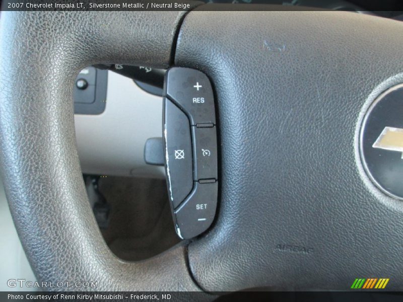 Silverstone Metallic / Neutral Beige 2007 Chevrolet Impala LT