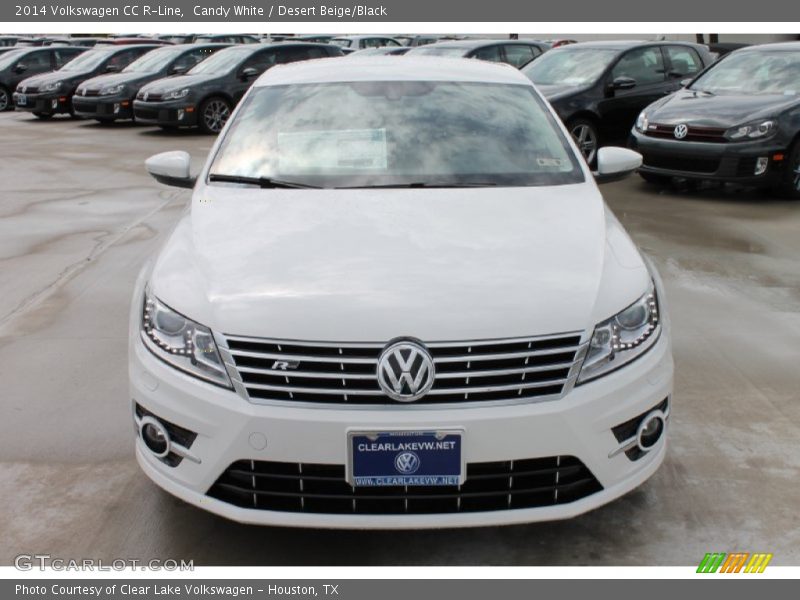 Candy White / Desert Beige/Black 2014 Volkswagen CC R-Line