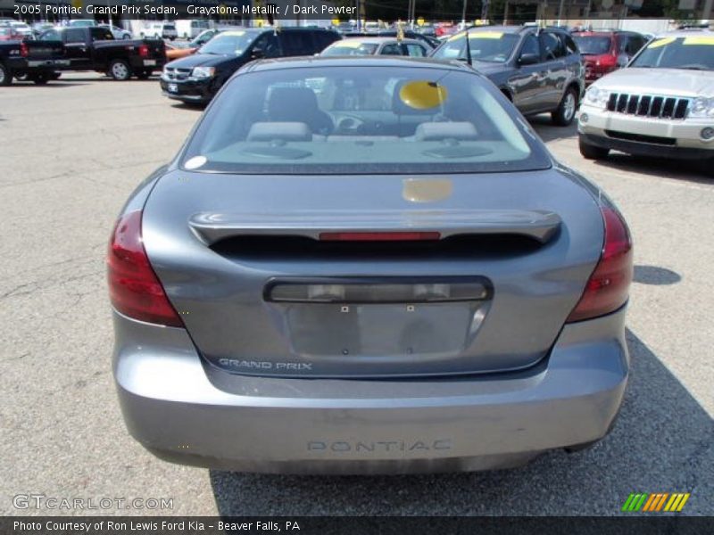 Graystone Metallic / Dark Pewter 2005 Pontiac Grand Prix Sedan