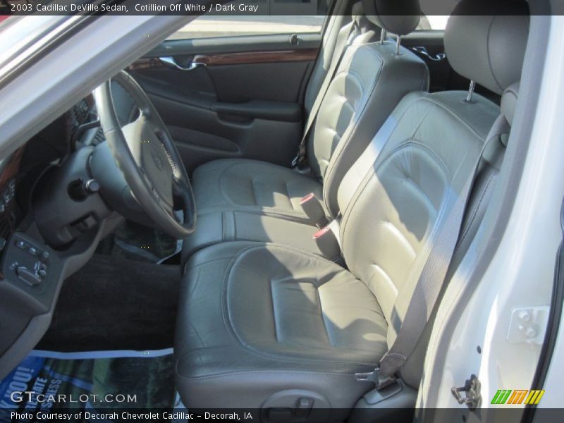 Cotillion Off White / Dark Gray 2003 Cadillac DeVille Sedan