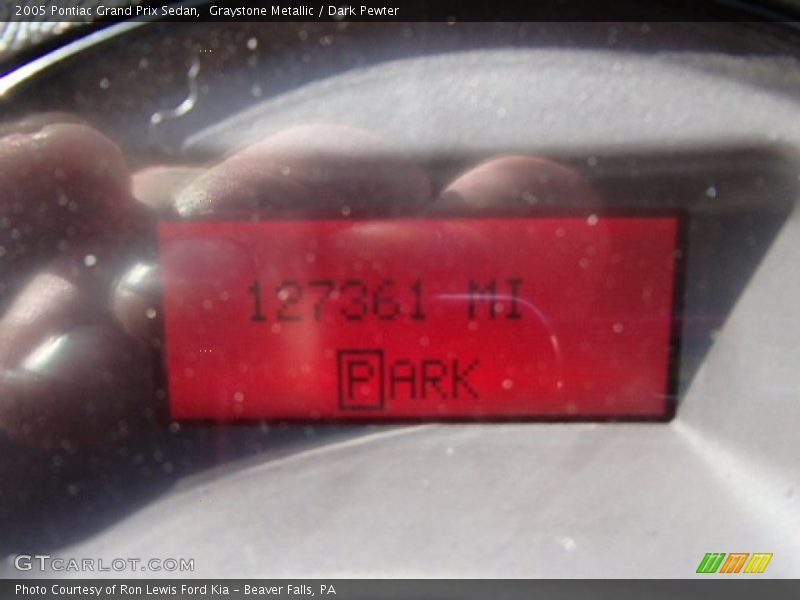 Graystone Metallic / Dark Pewter 2005 Pontiac Grand Prix Sedan