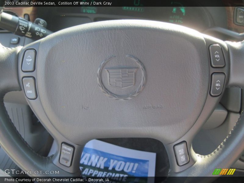 Cotillion Off White / Dark Gray 2003 Cadillac DeVille Sedan