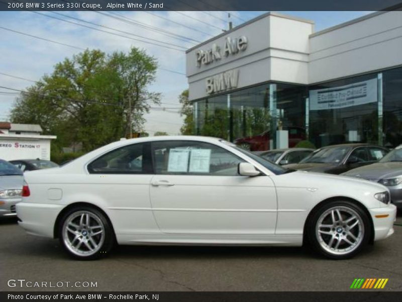 Alpine White / Sand 2006 BMW 3 Series 330i Coupe