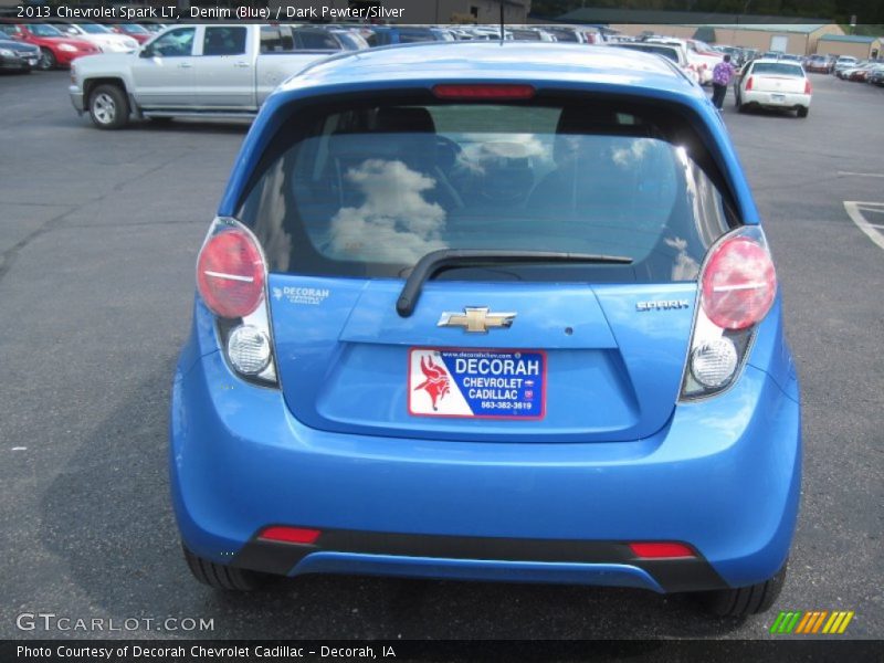 Denim (Blue) / Dark Pewter/Silver 2013 Chevrolet Spark LT