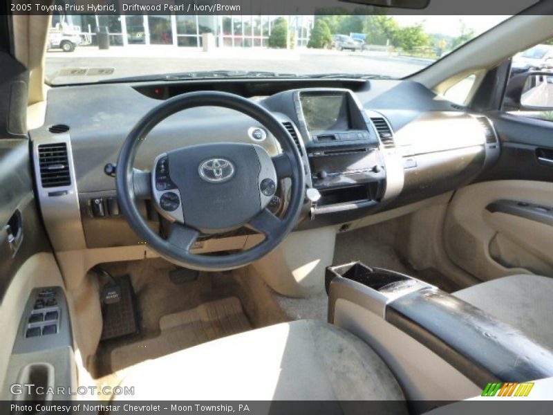 Driftwood Pearl / Ivory/Brown 2005 Toyota Prius Hybrid