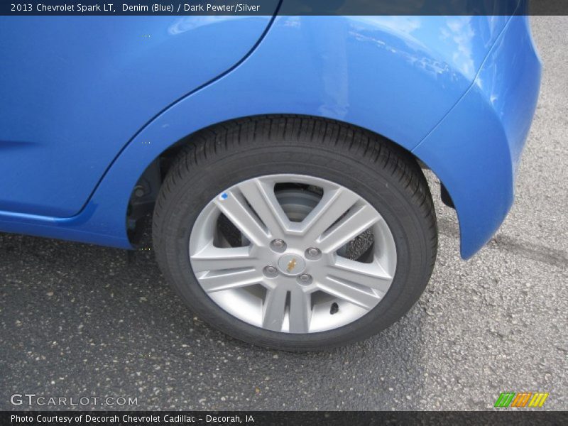 Denim (Blue) / Dark Pewter/Silver 2013 Chevrolet Spark LT