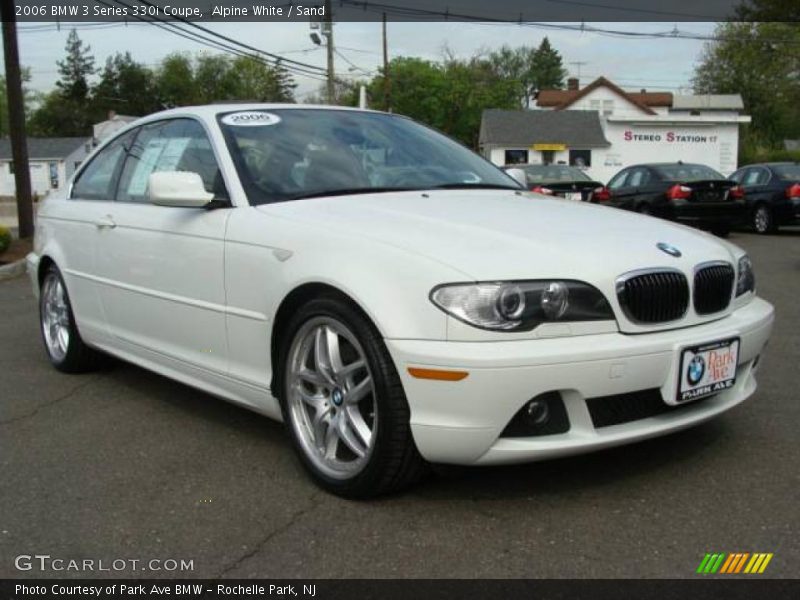 Alpine White / Sand 2006 BMW 3 Series 330i Coupe