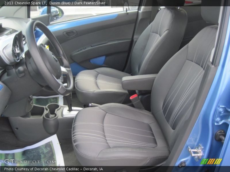 Denim (Blue) / Dark Pewter/Silver 2013 Chevrolet Spark LT