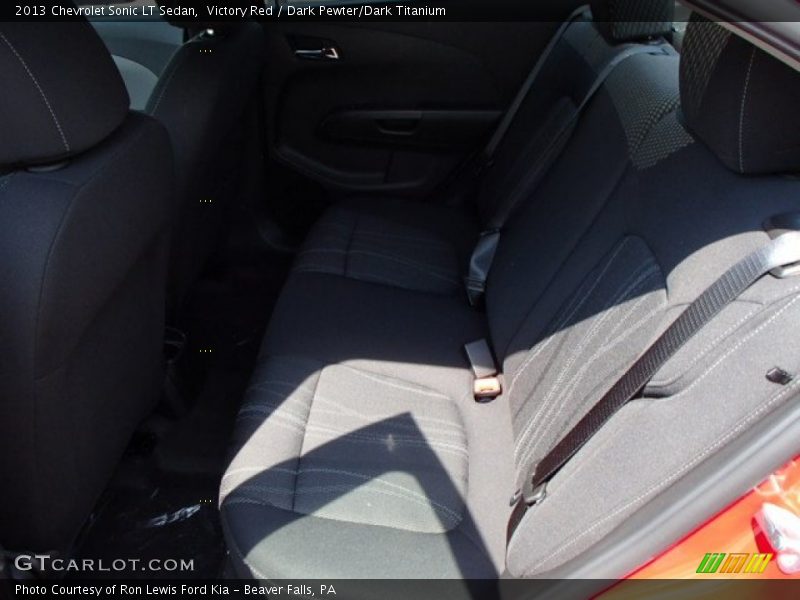 Victory Red / Dark Pewter/Dark Titanium 2013 Chevrolet Sonic LT Sedan