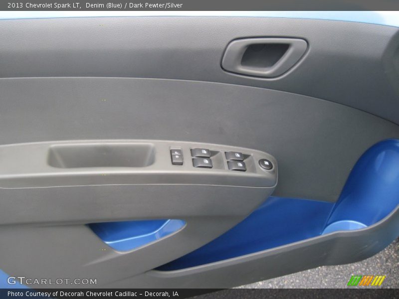 Denim (Blue) / Dark Pewter/Silver 2013 Chevrolet Spark LT