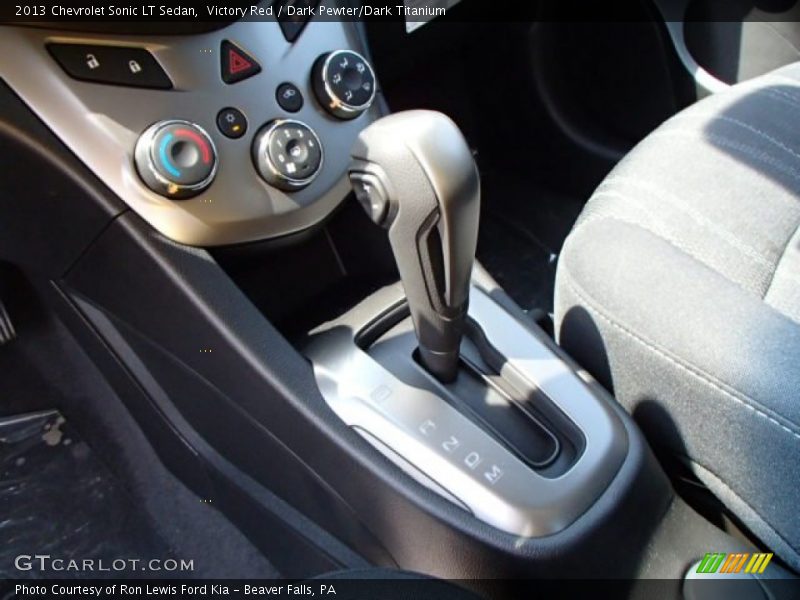Victory Red / Dark Pewter/Dark Titanium 2013 Chevrolet Sonic LT Sedan