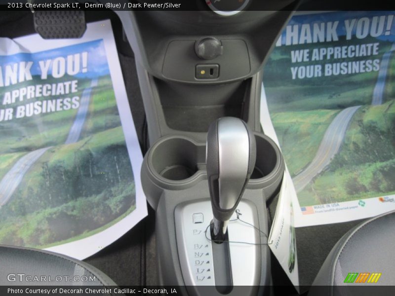 Denim (Blue) / Dark Pewter/Silver 2013 Chevrolet Spark LT