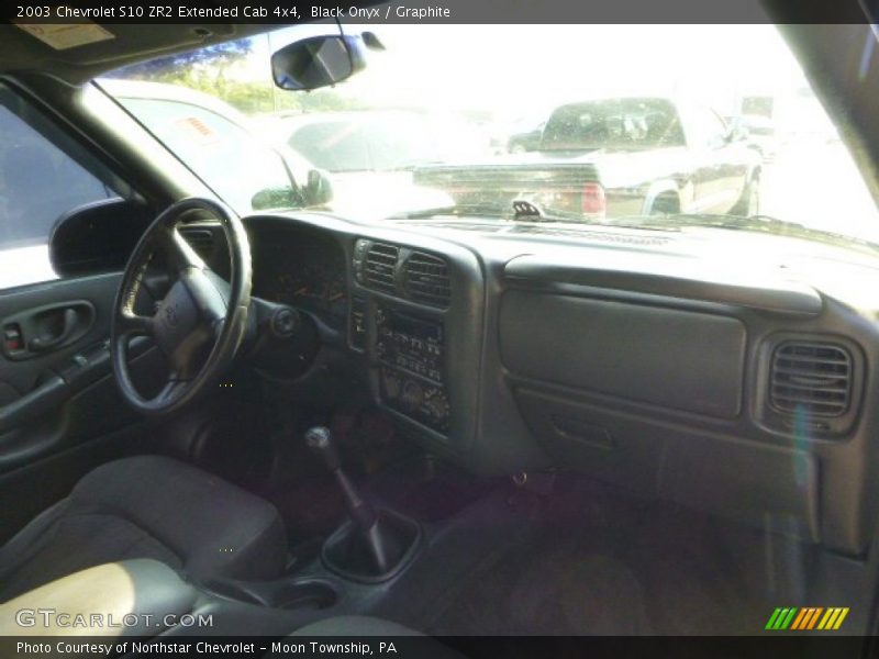 Black Onyx / Graphite 2003 Chevrolet S10 ZR2 Extended Cab 4x4