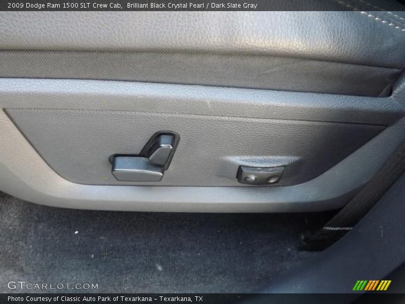 Brilliant Black Crystal Pearl / Dark Slate Gray 2009 Dodge Ram 1500 SLT Crew Cab
