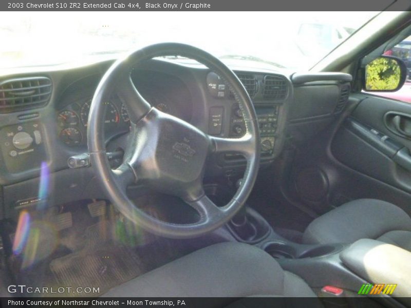 Black Onyx / Graphite 2003 Chevrolet S10 ZR2 Extended Cab 4x4