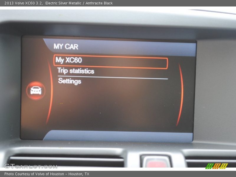 Electric Silver Metallic / Anthracite Black 2013 Volvo XC60 3.2