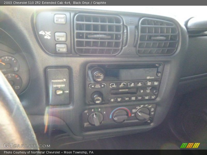 Black Onyx / Graphite 2003 Chevrolet S10 ZR2 Extended Cab 4x4
