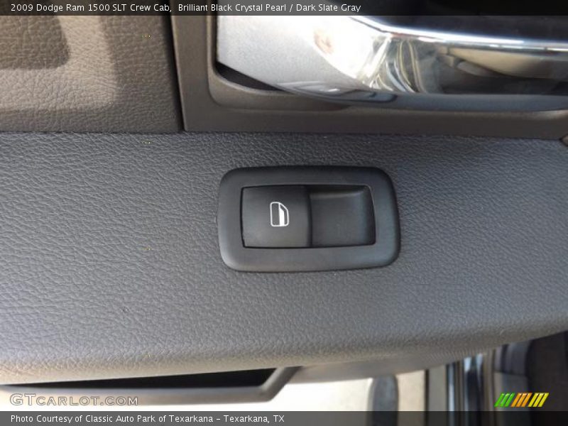 Brilliant Black Crystal Pearl / Dark Slate Gray 2009 Dodge Ram 1500 SLT Crew Cab