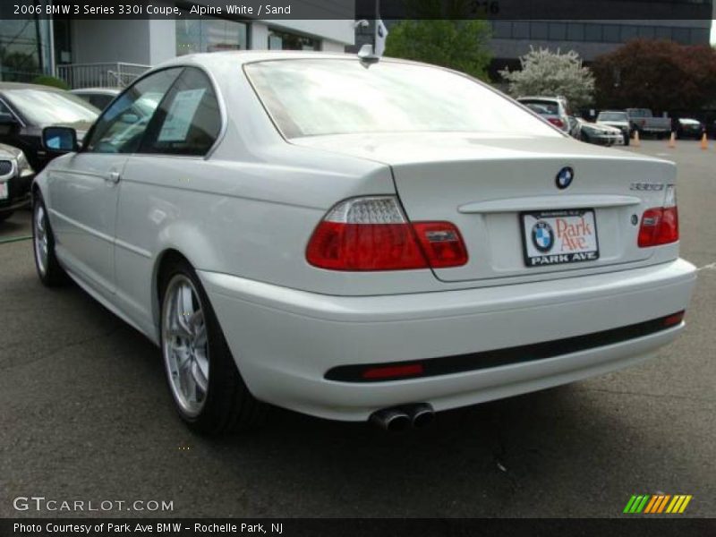 Alpine White / Sand 2006 BMW 3 Series 330i Coupe