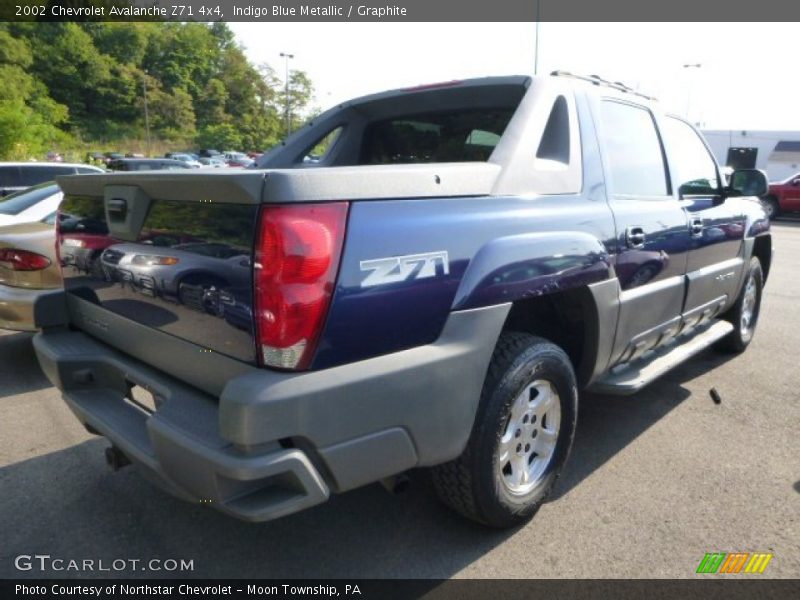 Indigo Blue Metallic / Graphite 2002 Chevrolet Avalanche Z71 4x4