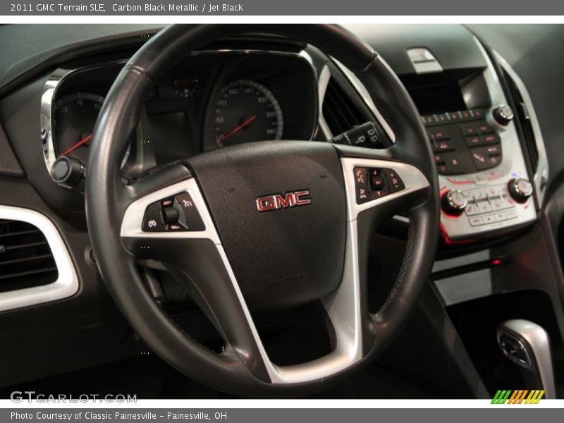 Carbon Black Metallic / Jet Black 2011 GMC Terrain SLE