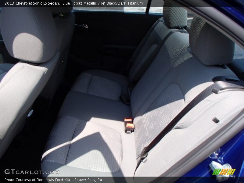 Blue Topaz Metallic / Jet Black/Dark Titanium 2013 Chevrolet Sonic LS Sedan
