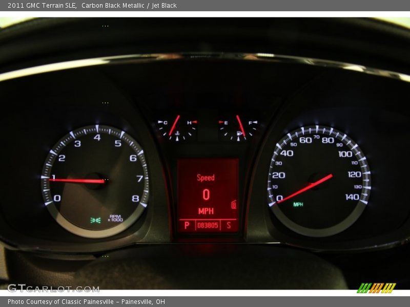 Carbon Black Metallic / Jet Black 2011 GMC Terrain SLE