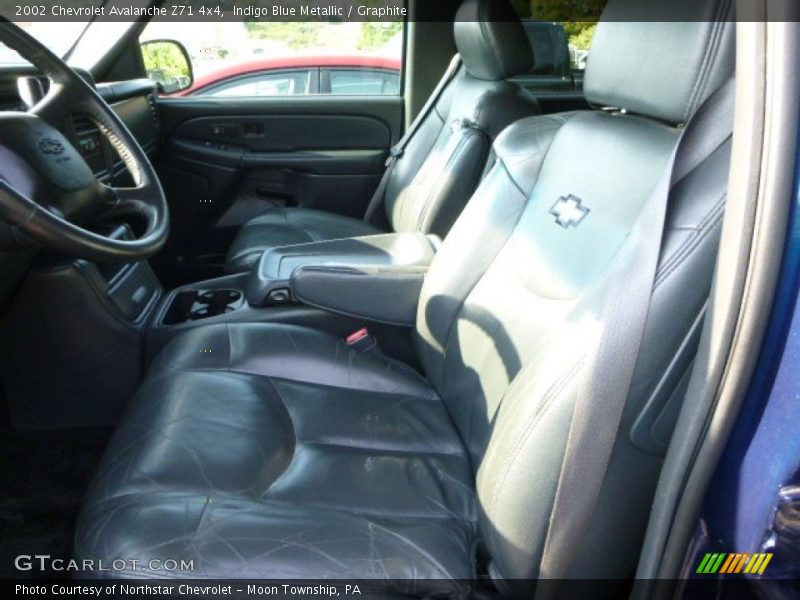 Indigo Blue Metallic / Graphite 2002 Chevrolet Avalanche Z71 4x4