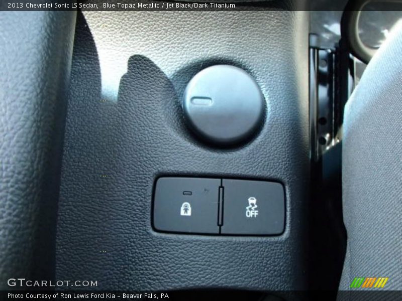 Blue Topaz Metallic / Jet Black/Dark Titanium 2013 Chevrolet Sonic LS Sedan