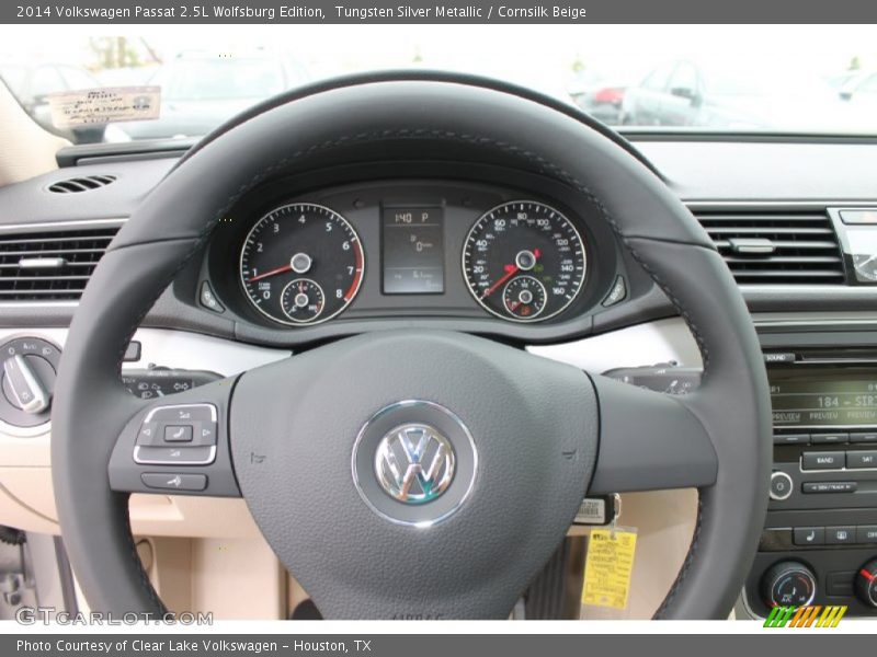  2014 Passat 2.5L Wolfsburg Edition Steering Wheel