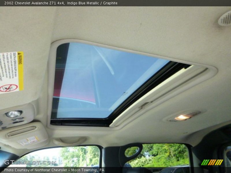 Indigo Blue Metallic / Graphite 2002 Chevrolet Avalanche Z71 4x4