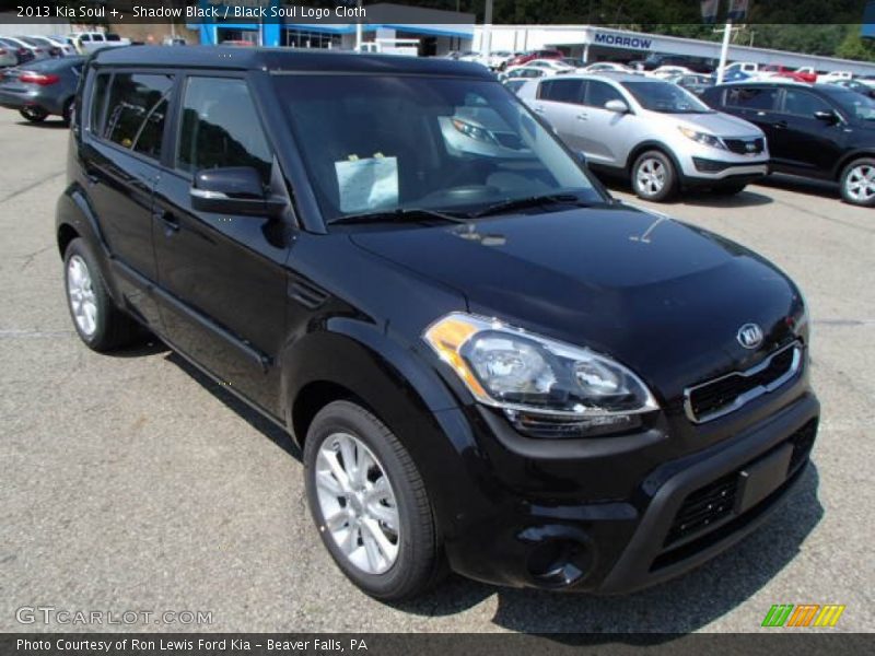 Shadow Black / Black Soul Logo Cloth 2013 Kia Soul +