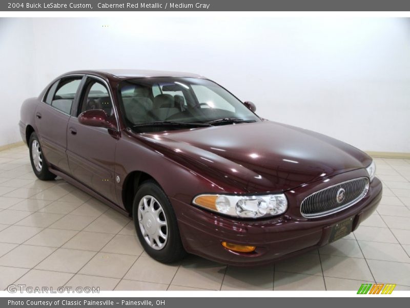 Cabernet Red Metallic / Medium Gray 2004 Buick LeSabre Custom