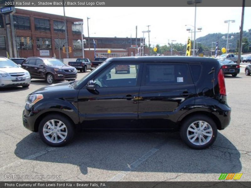 Shadow Black / Black Soul Logo Cloth 2013 Kia Soul +